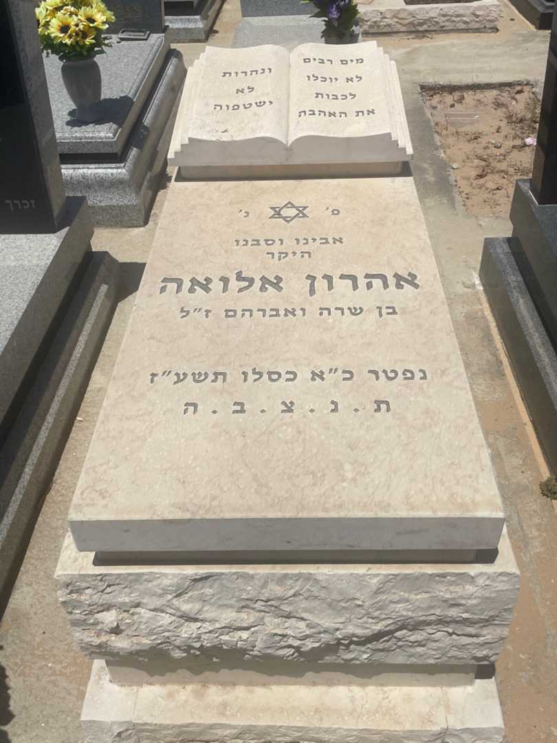 קברו של אהרון טיירי אלואה. תמונה 1