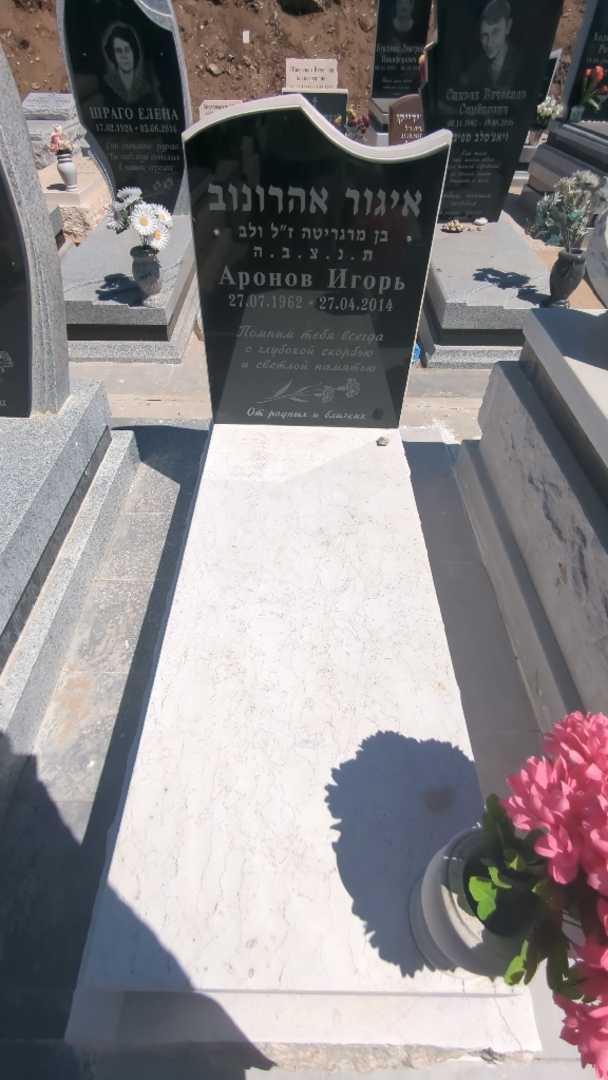 קברו של איגור אהרונוב