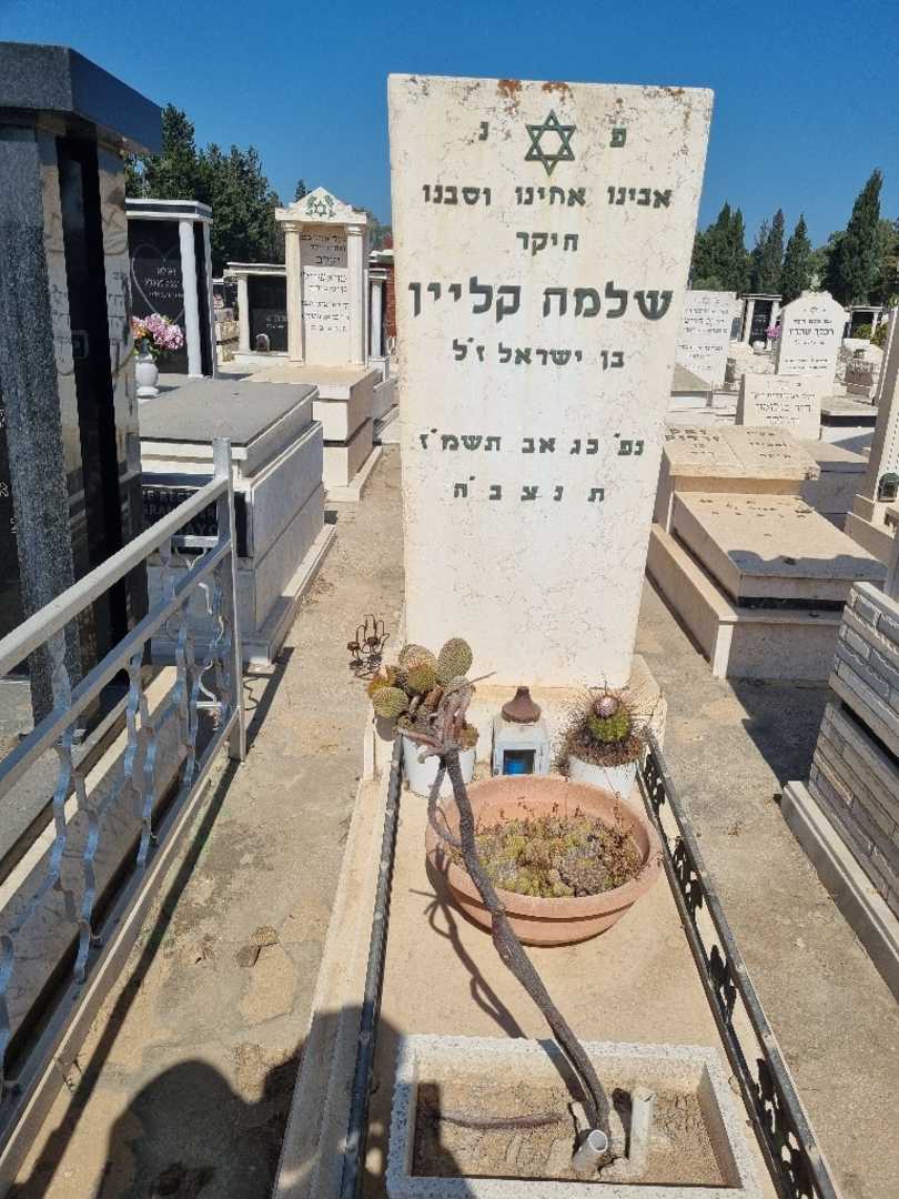 קברו של שלמה קליין. תמונה 1