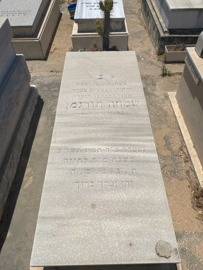 קברו של סימי תורגמן. תמונה 1