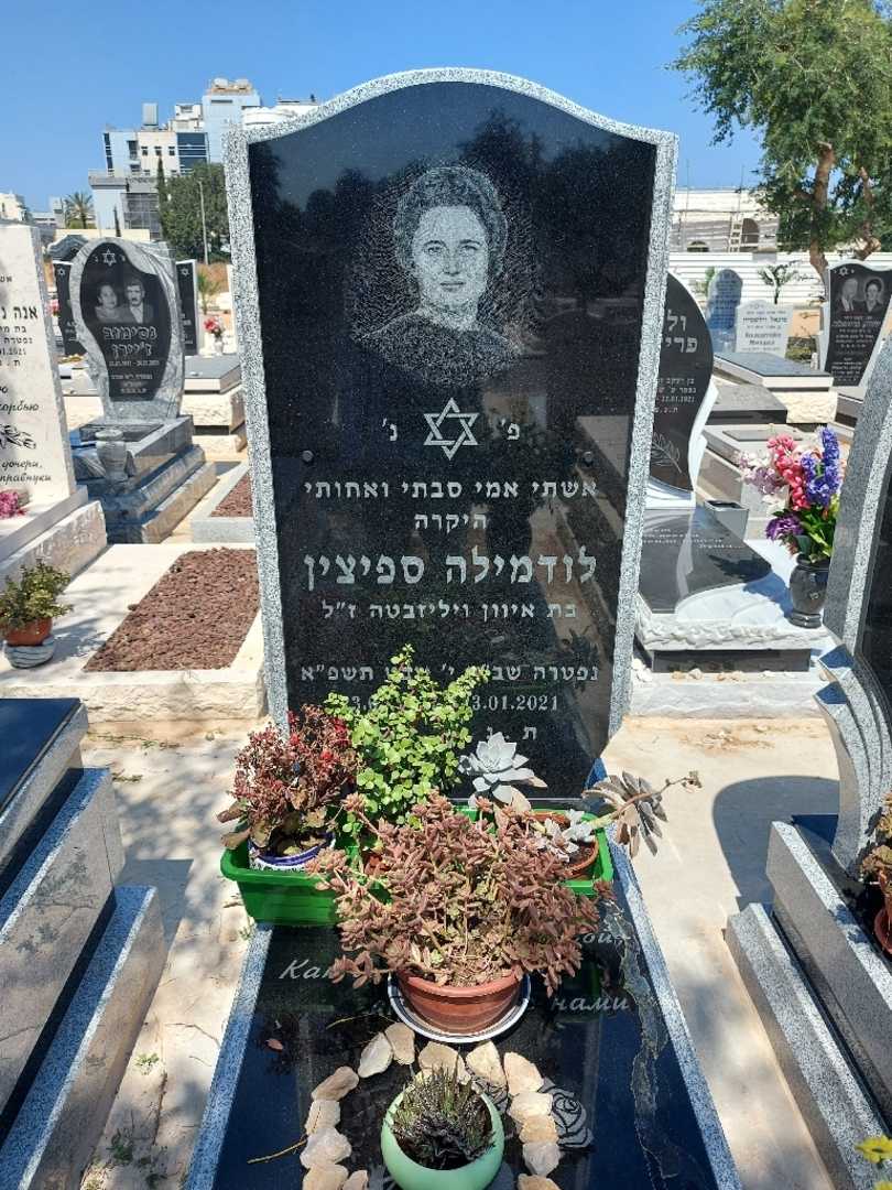 קברו של לודמילה ספיצין. תמונה 1