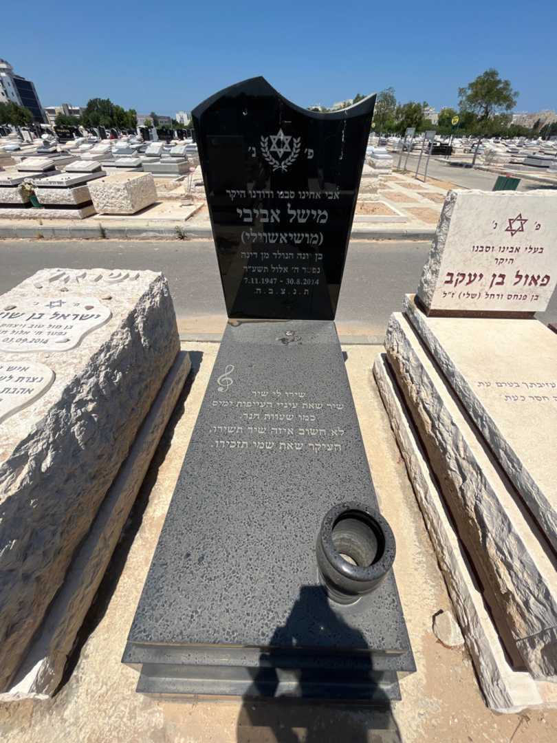 קברו של מישל אביבי. תמונה 1