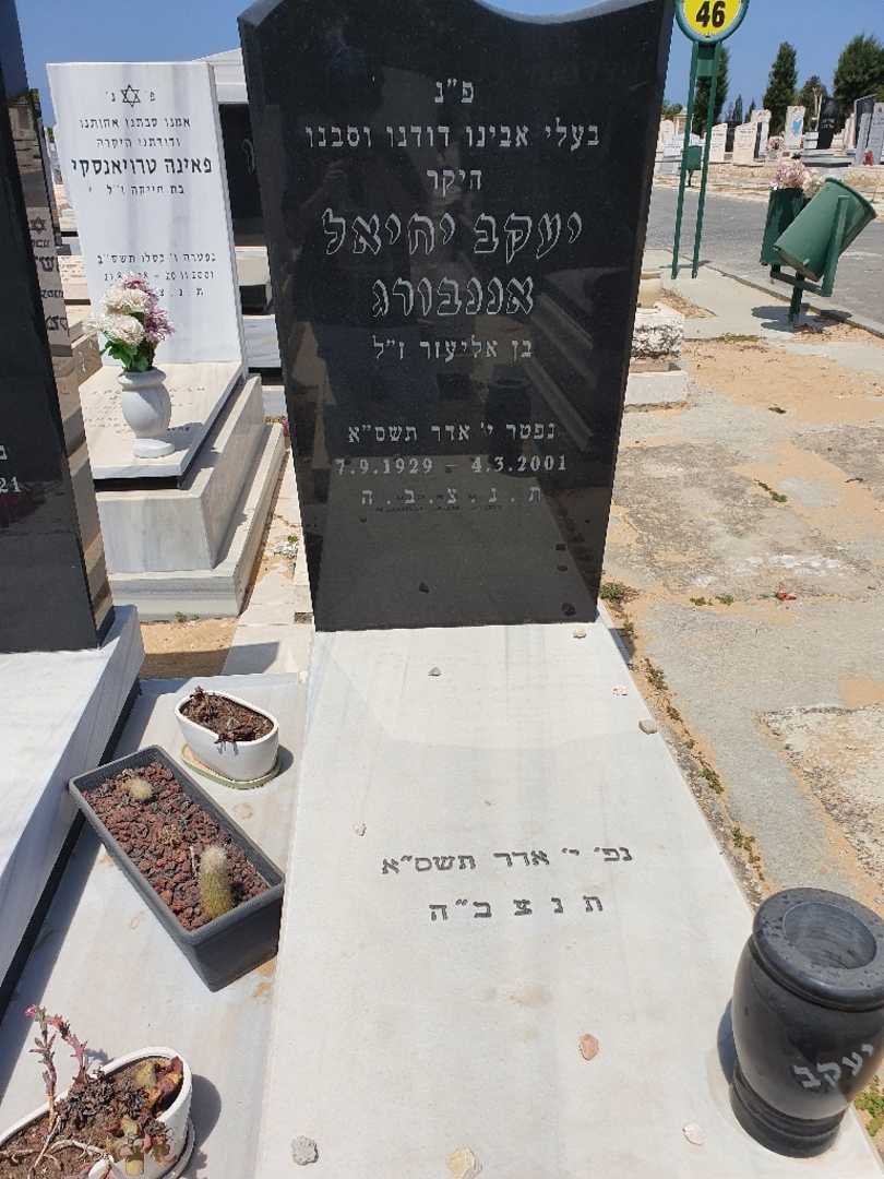 קברו של יעקב אננבורג. תמונה 1