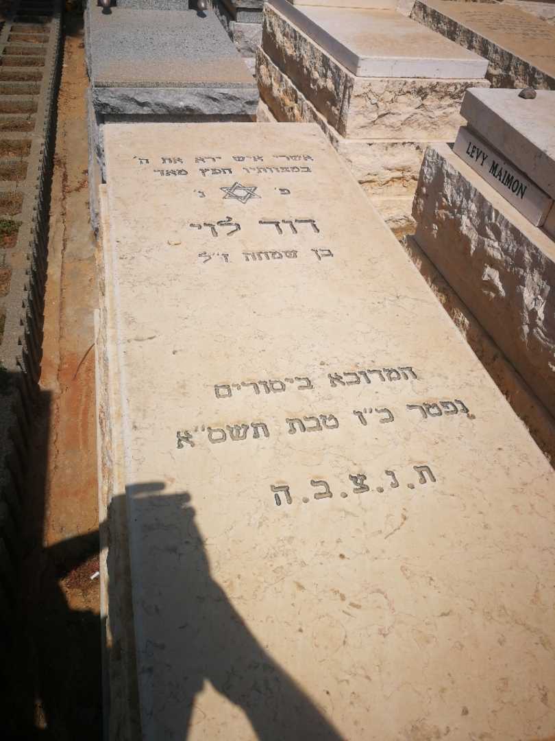 קברו של דוד לוי. תמונה 1