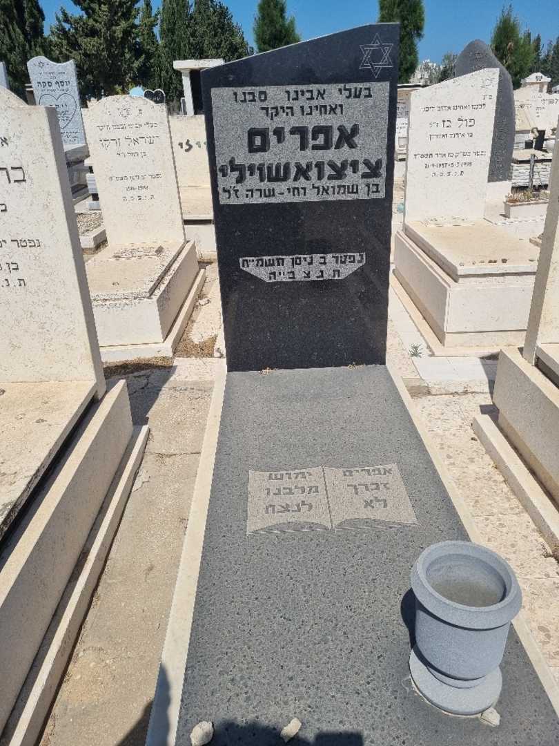 קברו של אפרים ציציאשוילי. תמונה 1