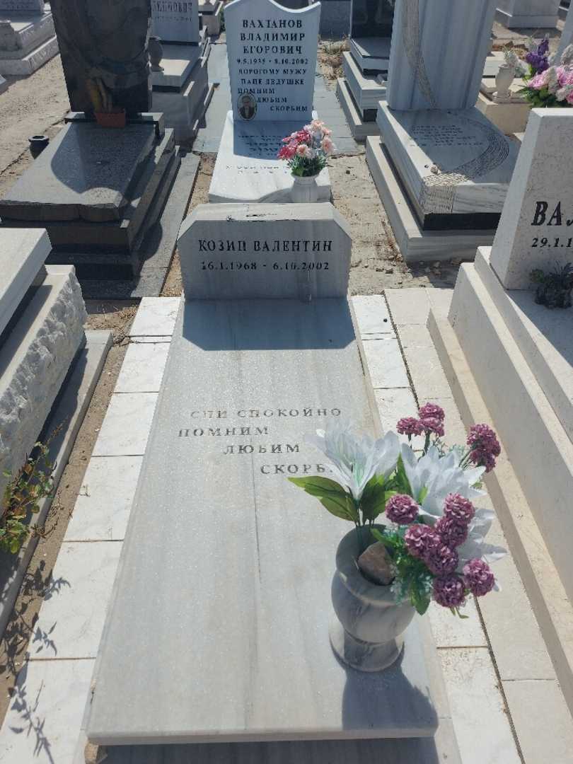 קברו של ולנטין קוזין. תמונה 1