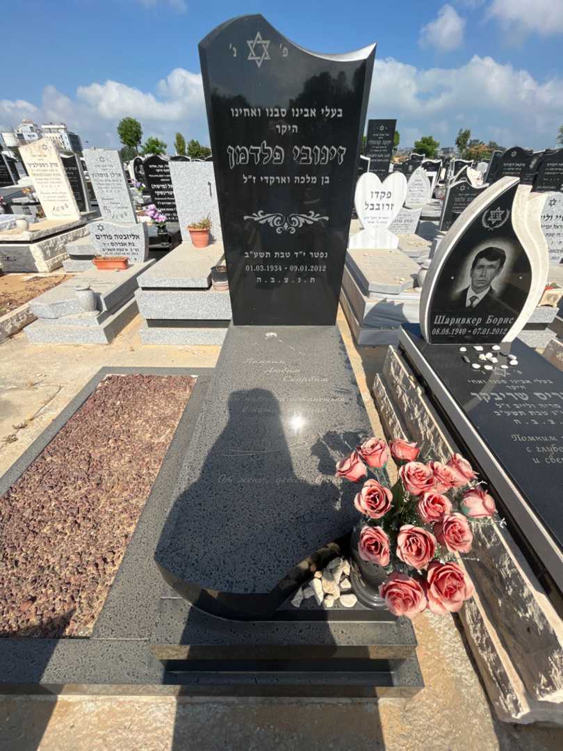 קברו של זינובי פלדמן. תמונה 1