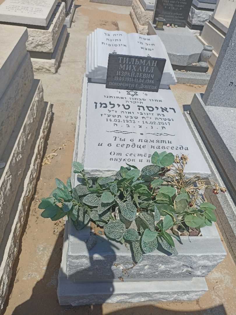 קברו של ראיסה טילמן. תמונה 1