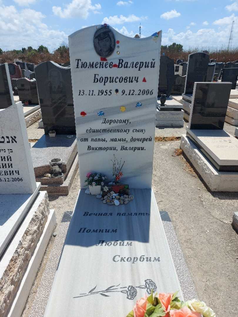 קברו של ולרי טיומנב. תמונה 1