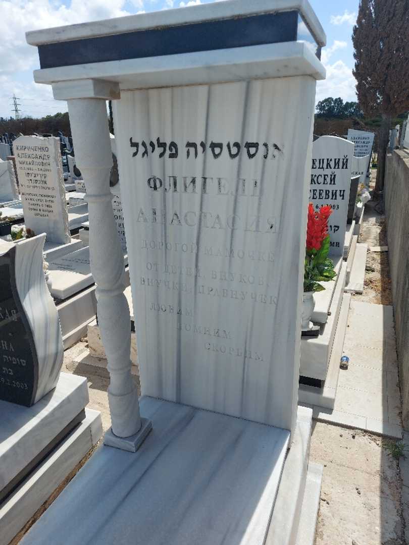 קברו של אנסטסיה פליגל. תמונה 2