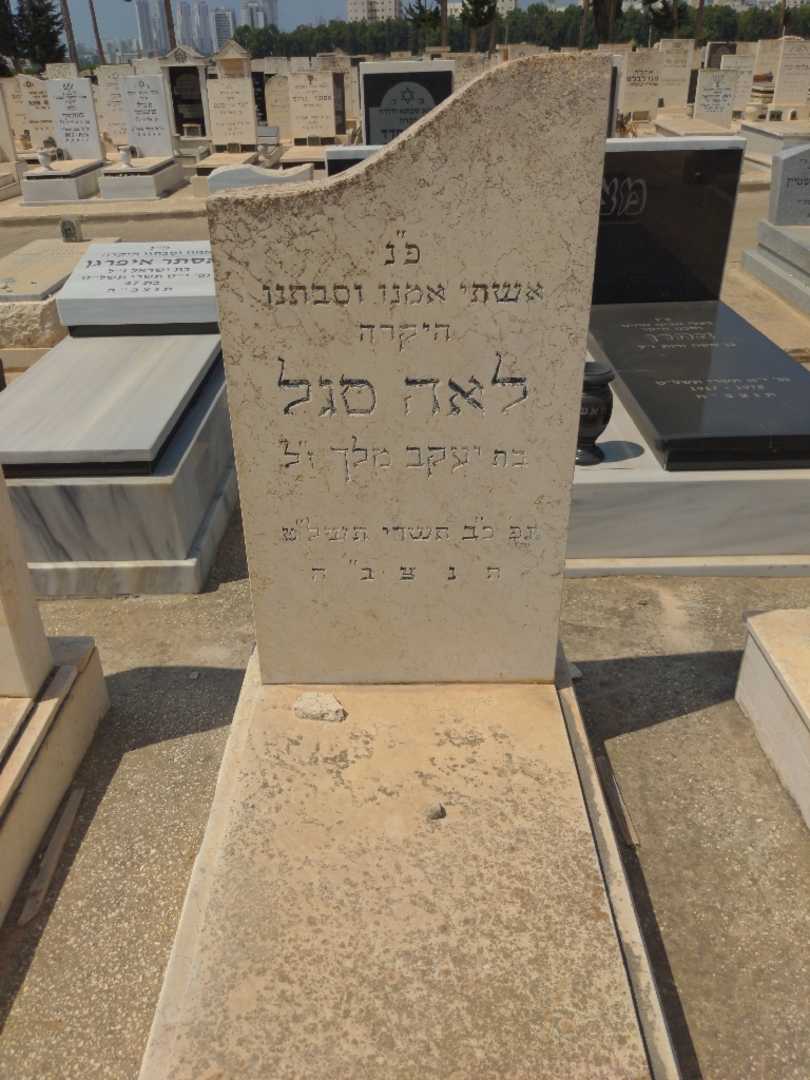 קברו של לאה סגל. תמונה 2