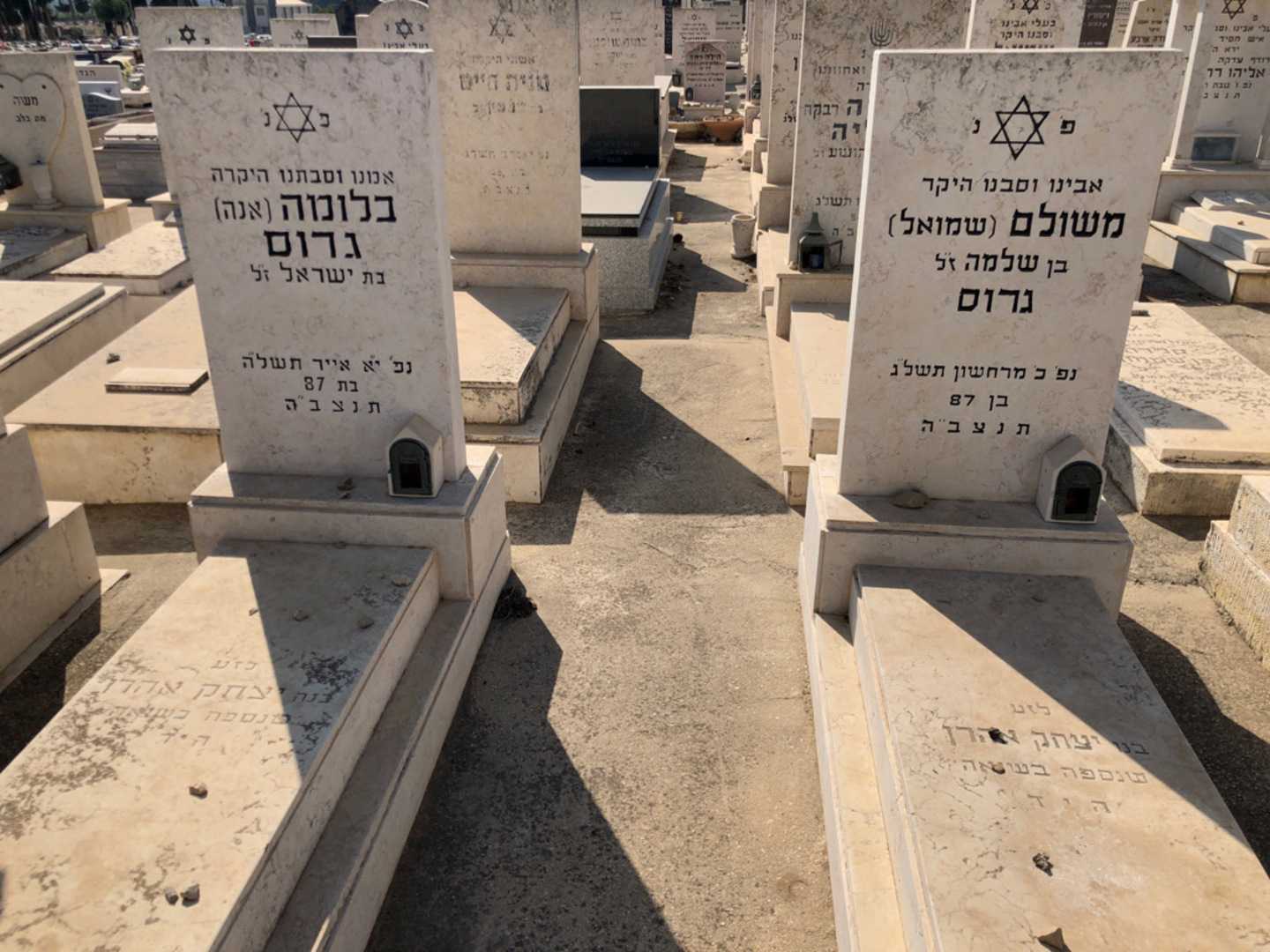 קברו של משולם "שמואל" גרוס. תמונה 2