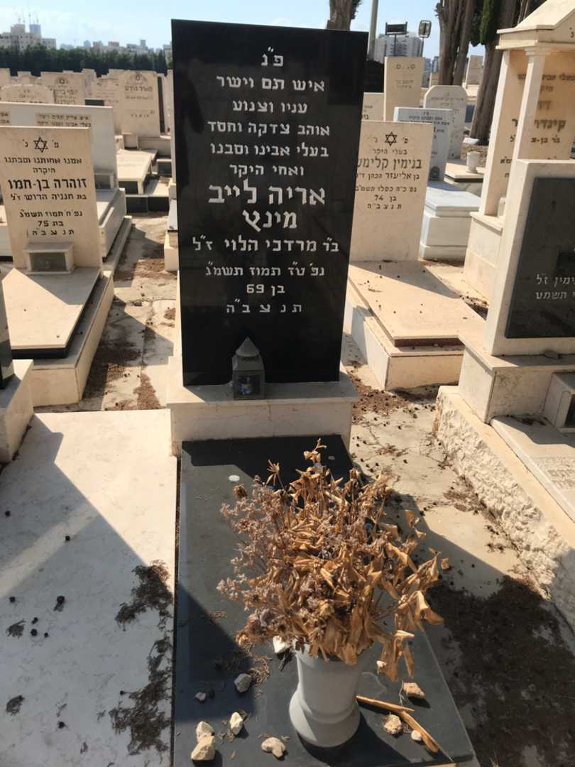 קברו של אריה לייב מינץ. תמונה 2