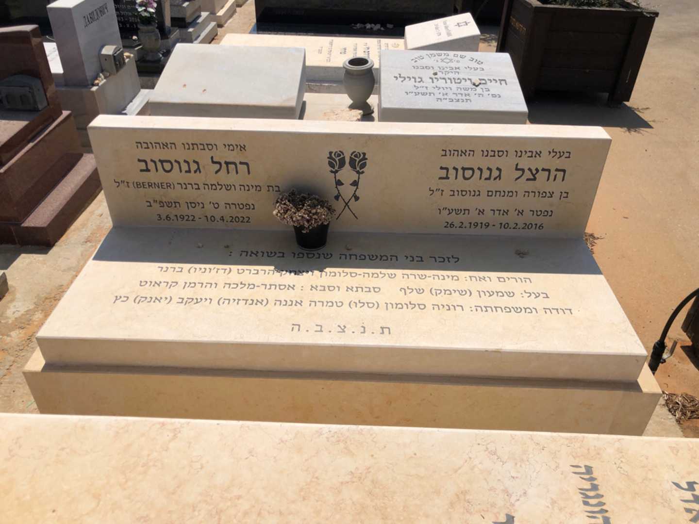קברו של מינה-שרה ברנר. תמונה 2