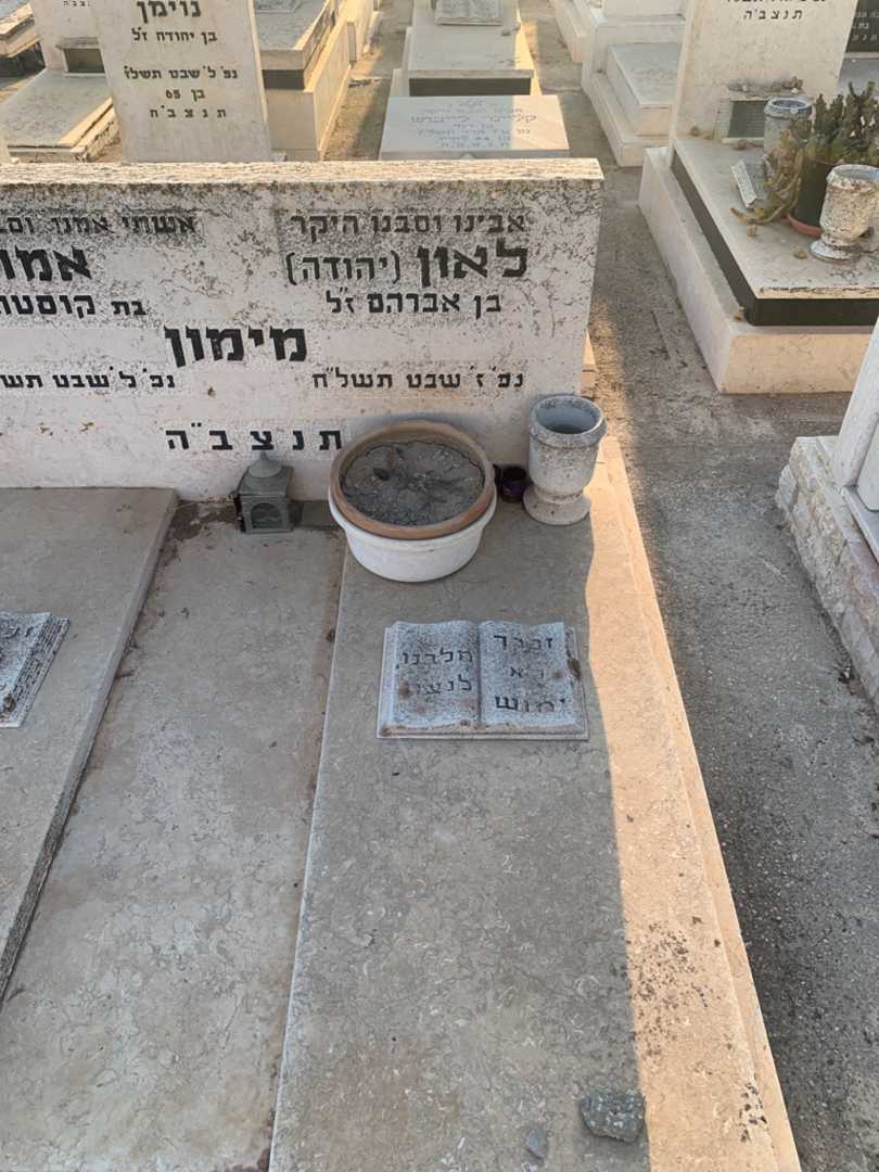 קברו של לאון "יהודה" מימון. תמונה 2