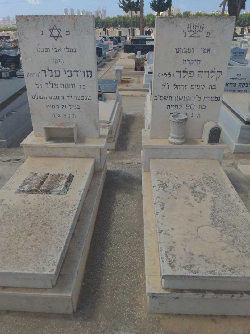 קברו של קלרה "ללי" פלר. תמונה 1