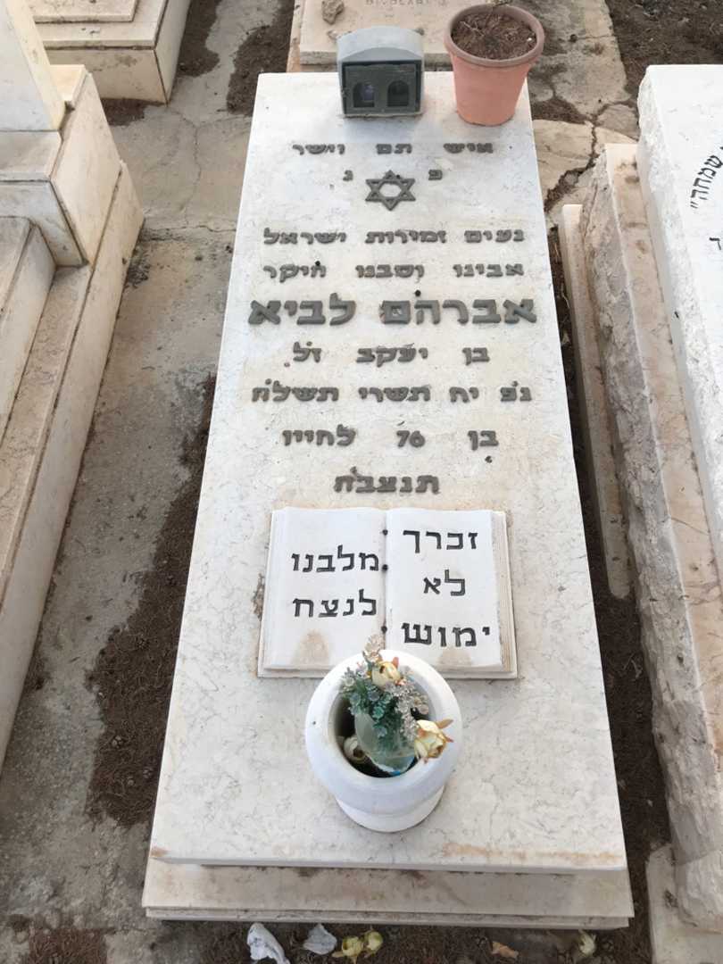 קברו של אברהם לביא