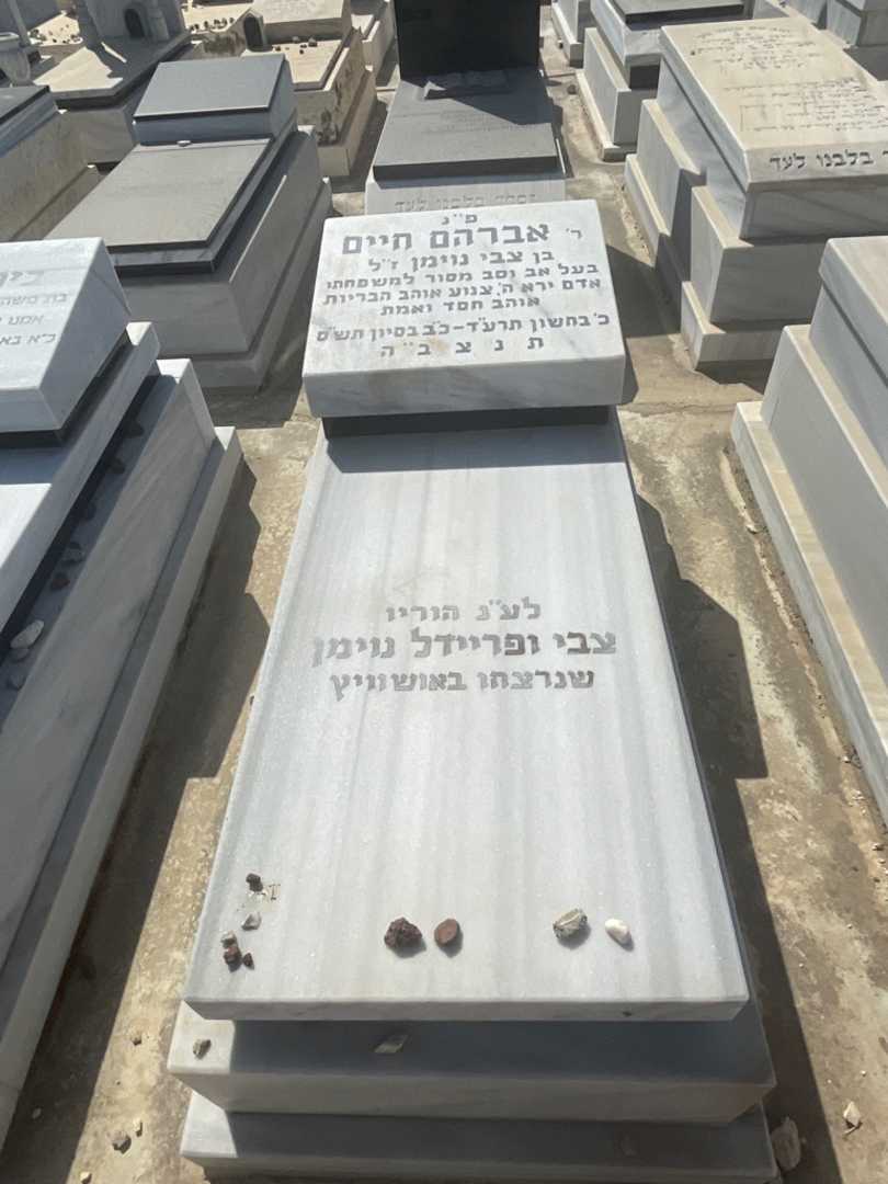 קברו של צבי נוימן