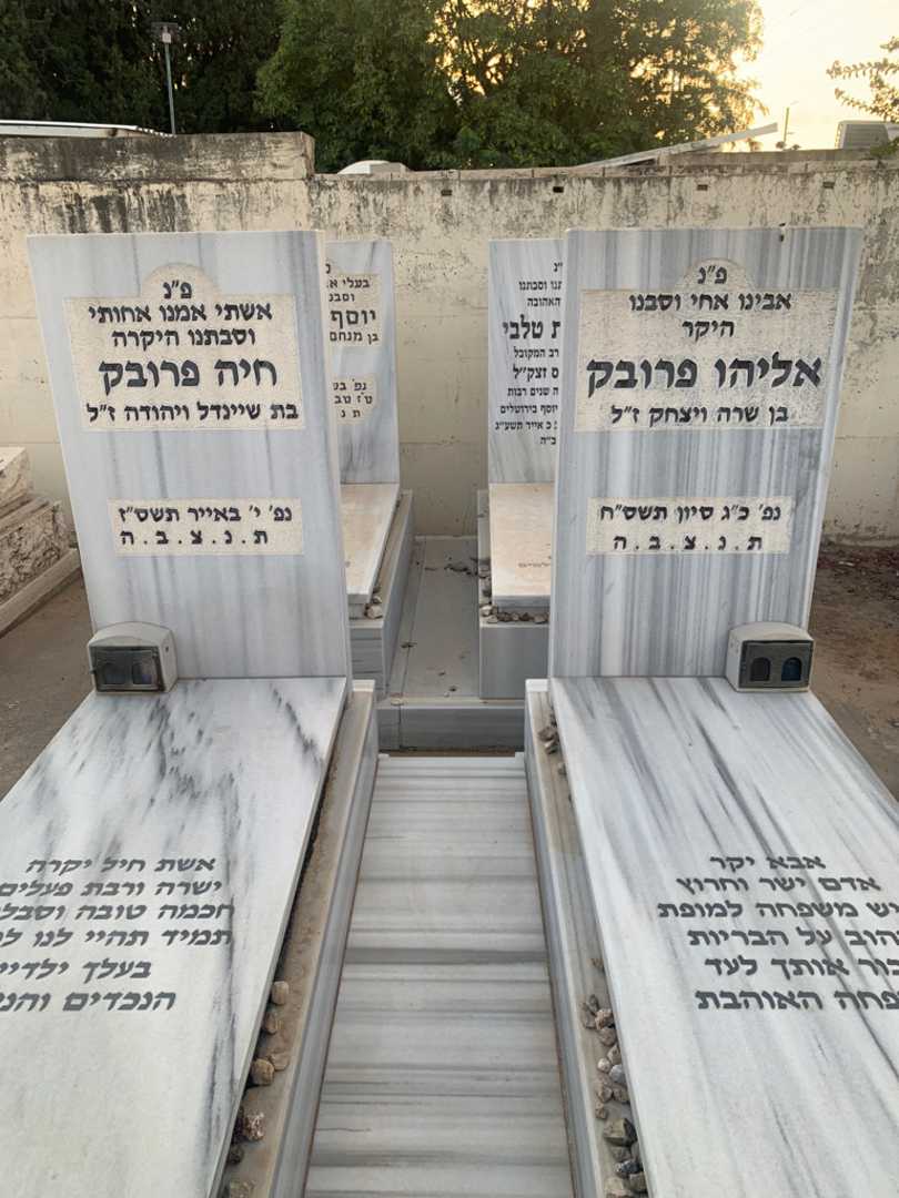 קברו של אליהו פרובק. תמונה 1