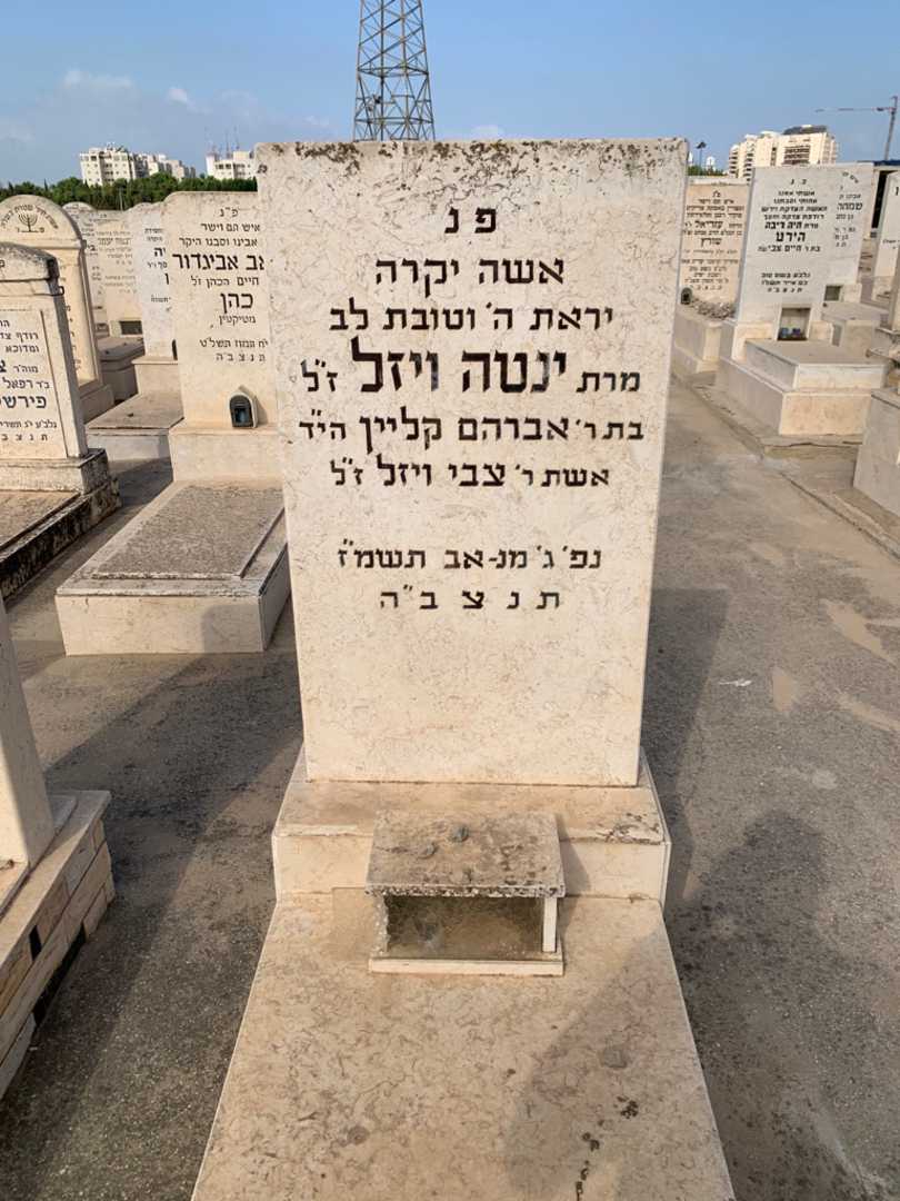 קברו של ינטה ויזל