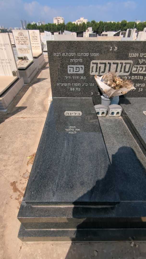 קברו של יפה "בלינה" סורוקה. תמונה 2