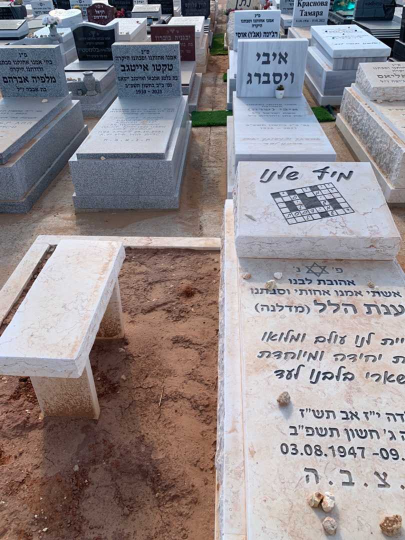 קברו של ענת "מדלנה" הלל. תמונה 1