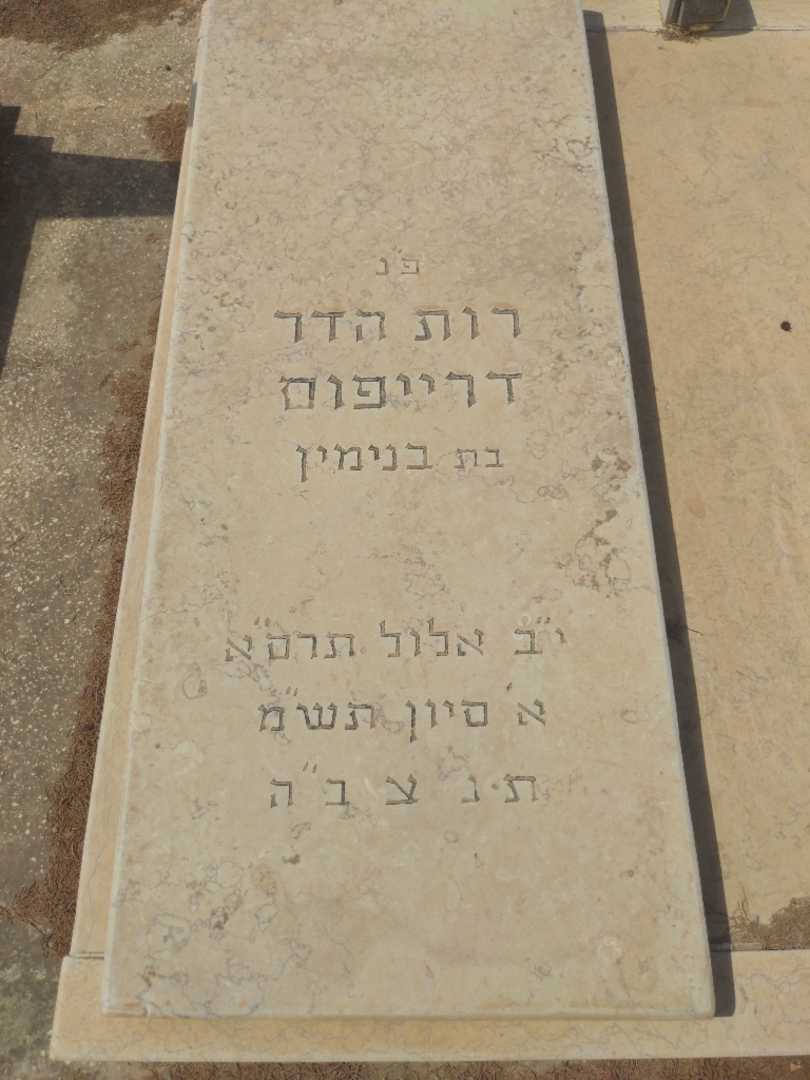 קברו של רות הדר דרייפוס. תמונה 2