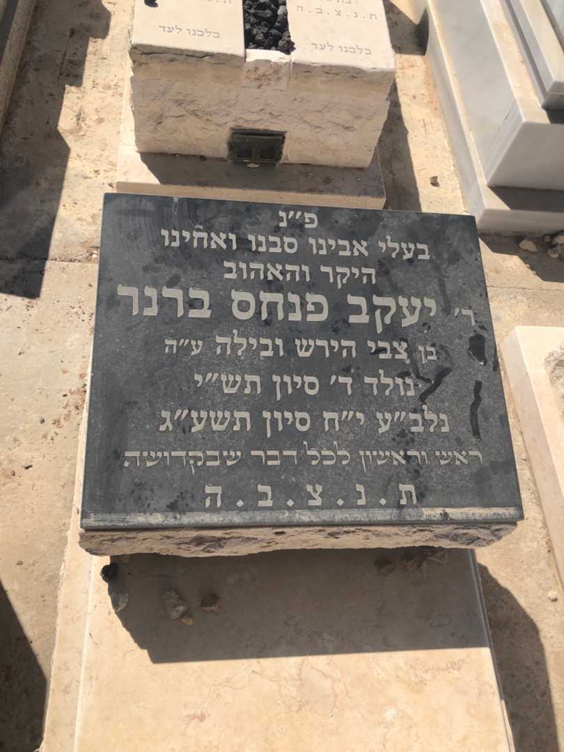 קברו של יעקב פנחס ברנר. תמונה 1
