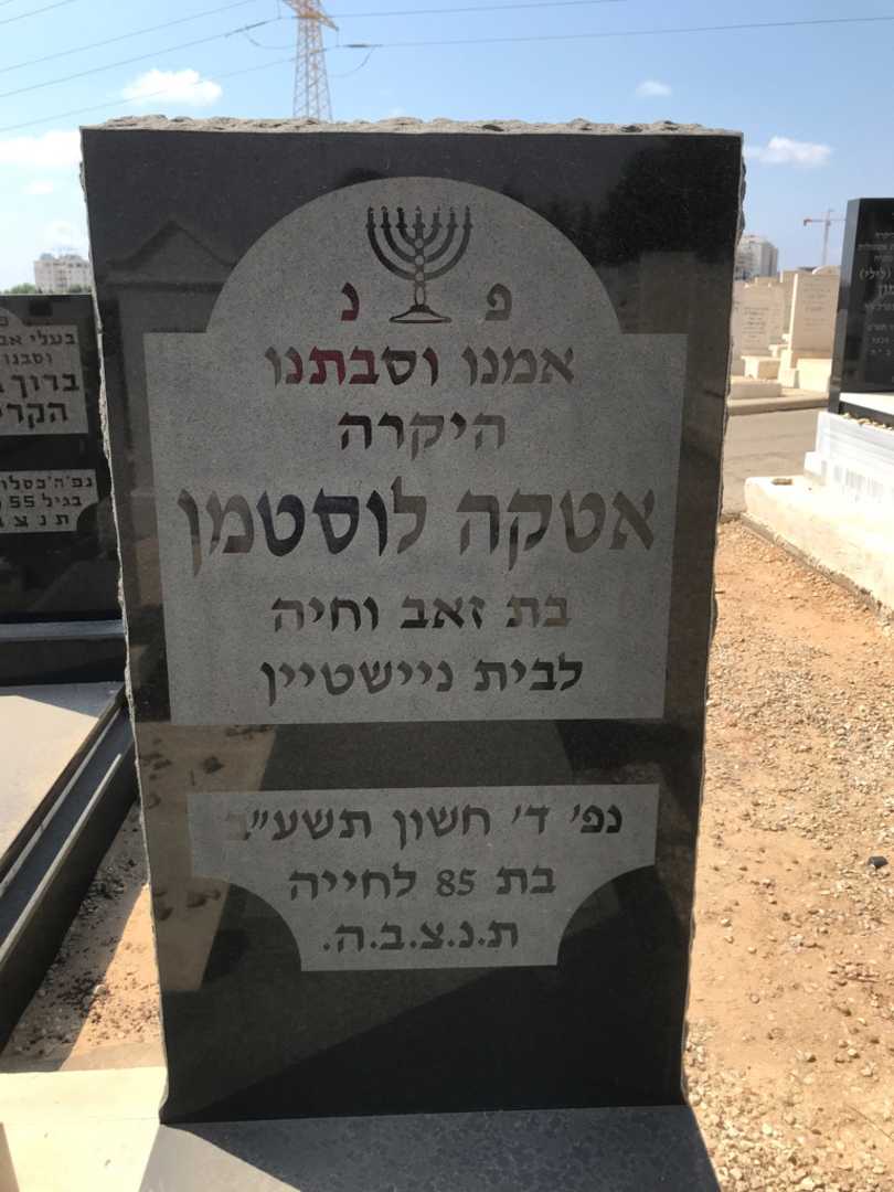 קברו של אטקה לוסטמן. תמונה 3