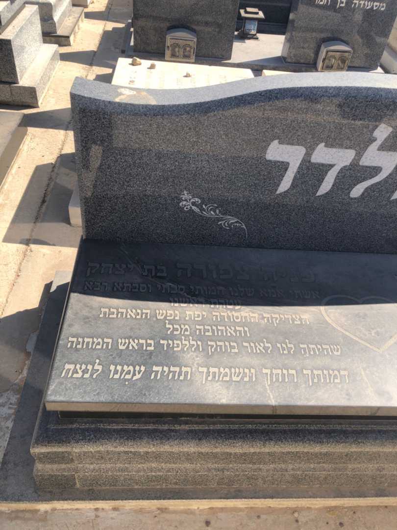 קברו של פניה צפורה שולדר. תמונה 1