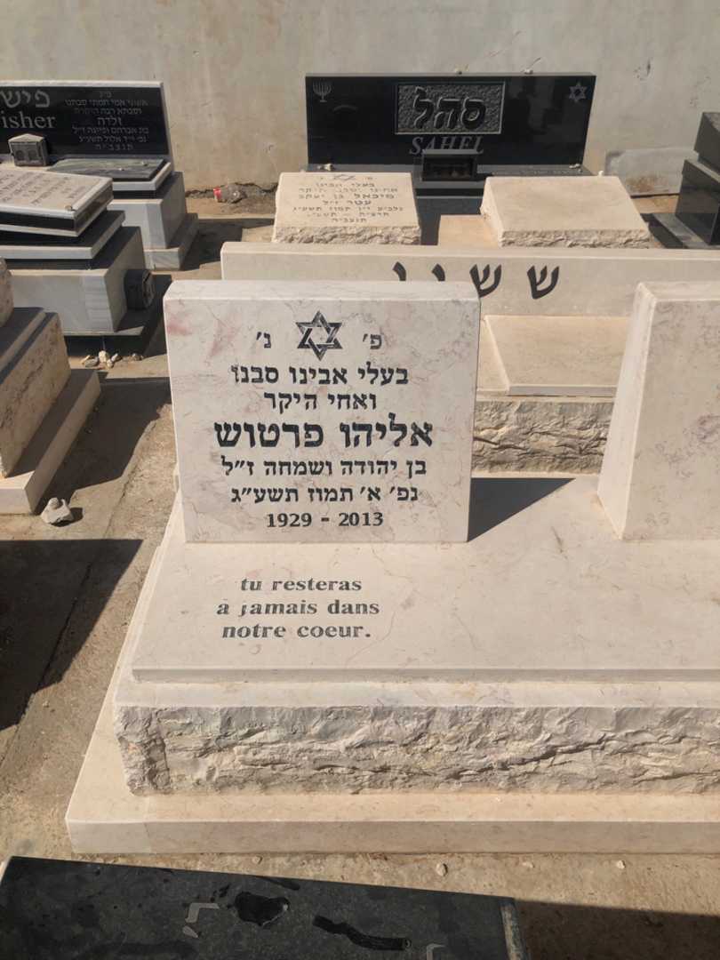 קברו של אליהו פרטוש. תמונה 1