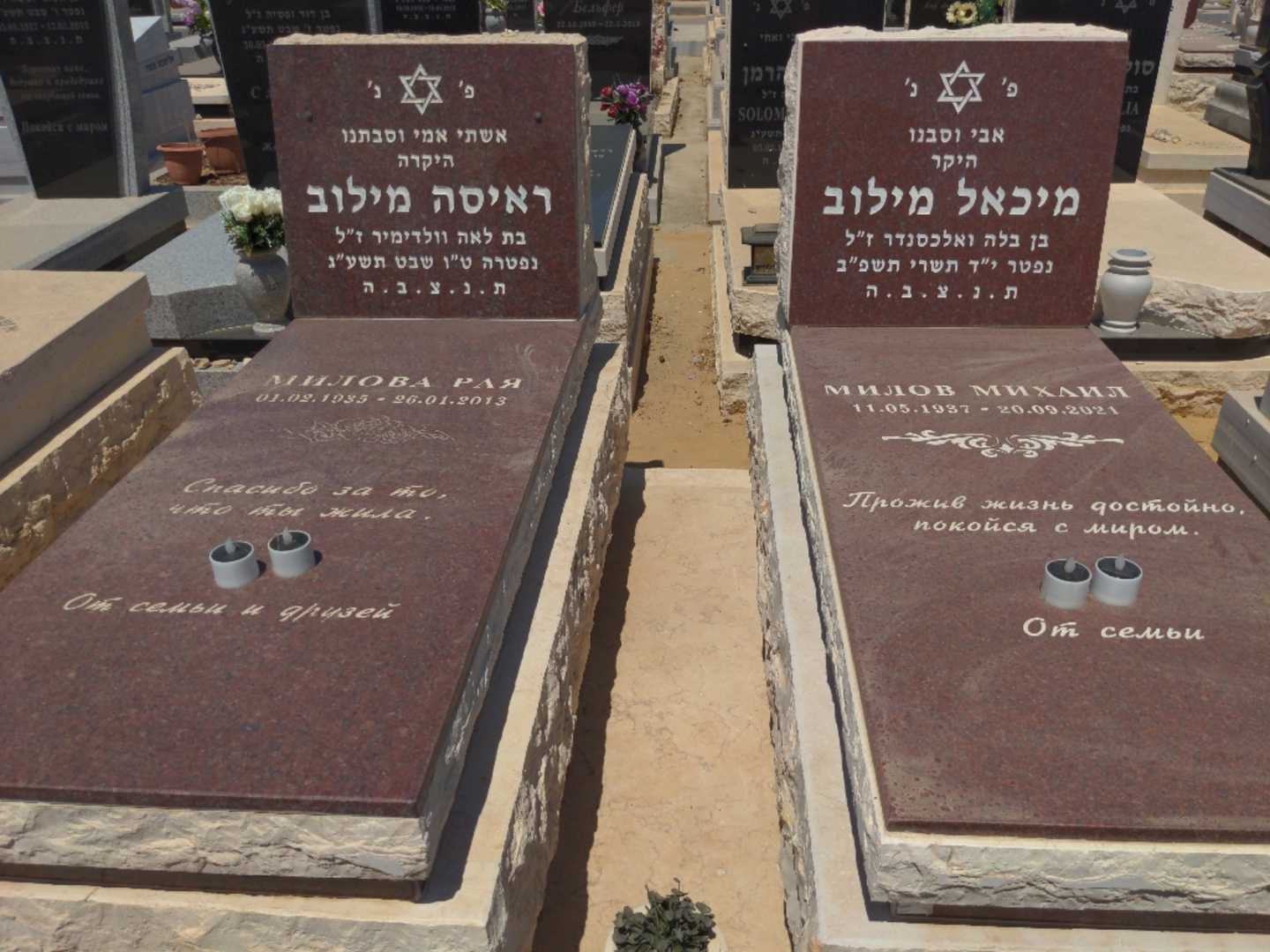 קברו של מיכאל מילוב. תמונה 1
