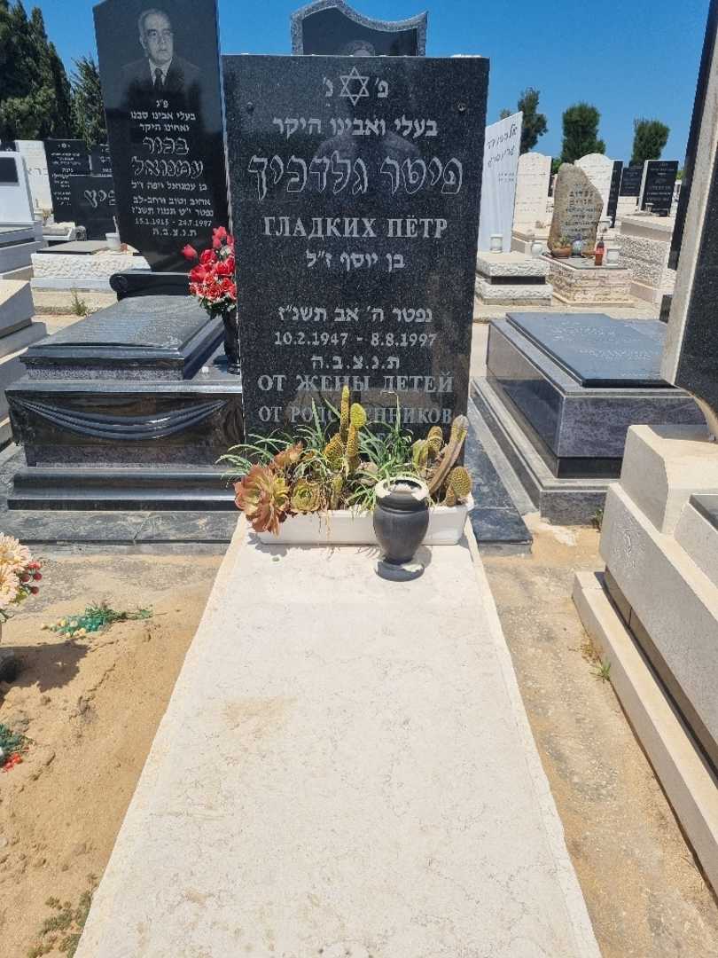 קברו של פיטר גלדכיך. תמונה 1