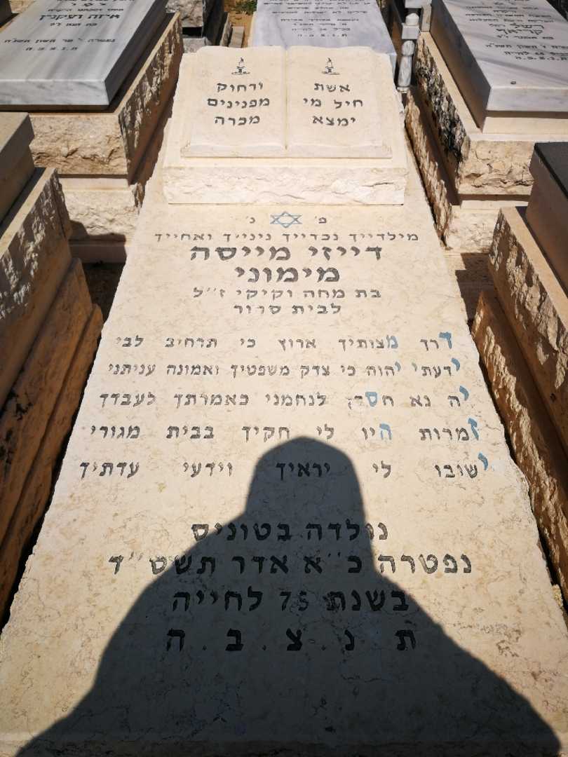 קברו של דייזי מיסה מימוני. תמונה 1