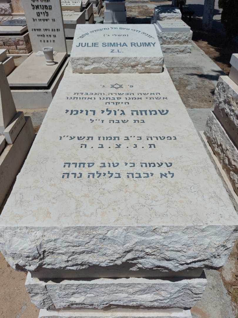 קברו של שמחה ג'ולי רוימי. תמונה 1