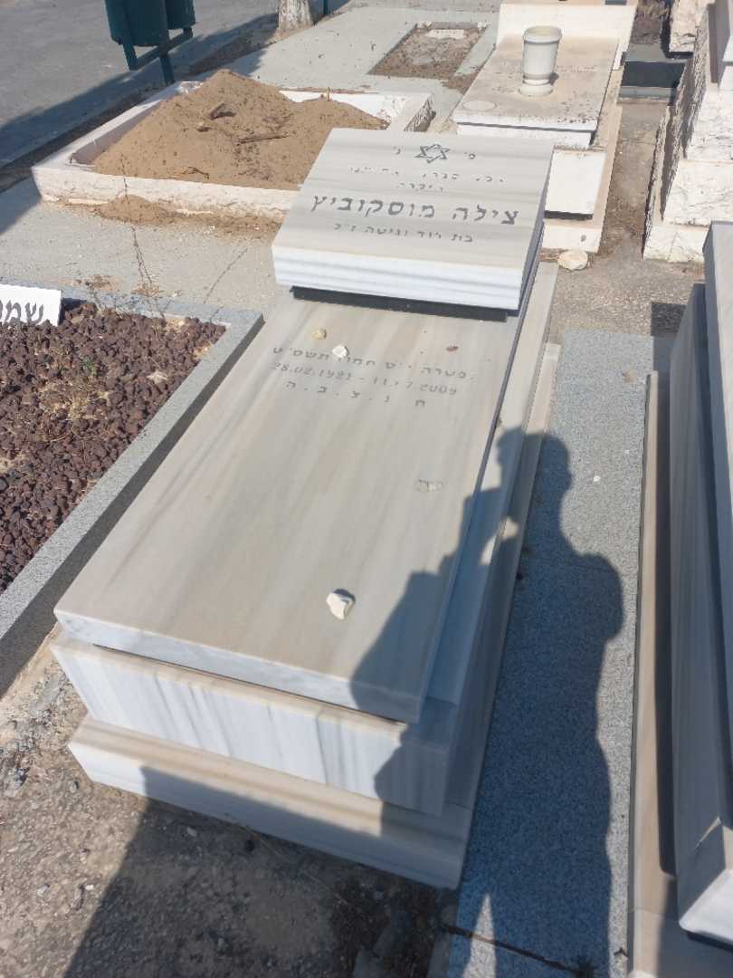 קברו של ציליה מוסקוביץ. תמונה 1
