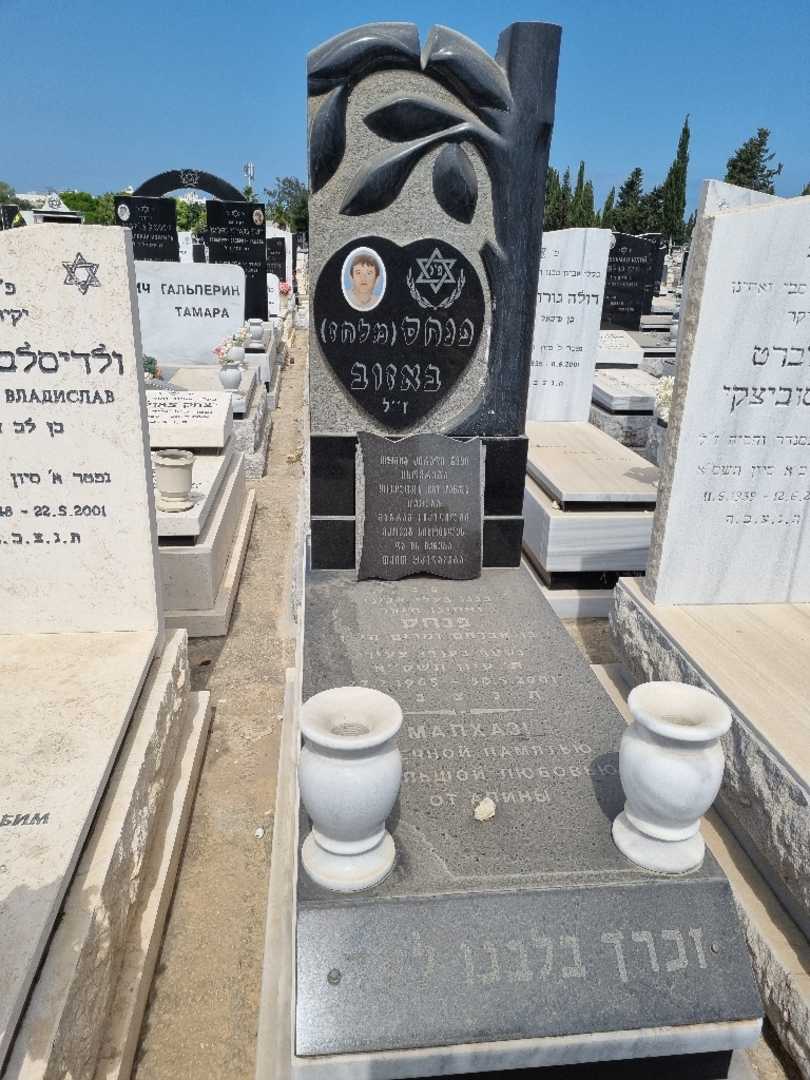 קברו של פנחס מלחז באזוב יוסבשוילי. תמונה 1
