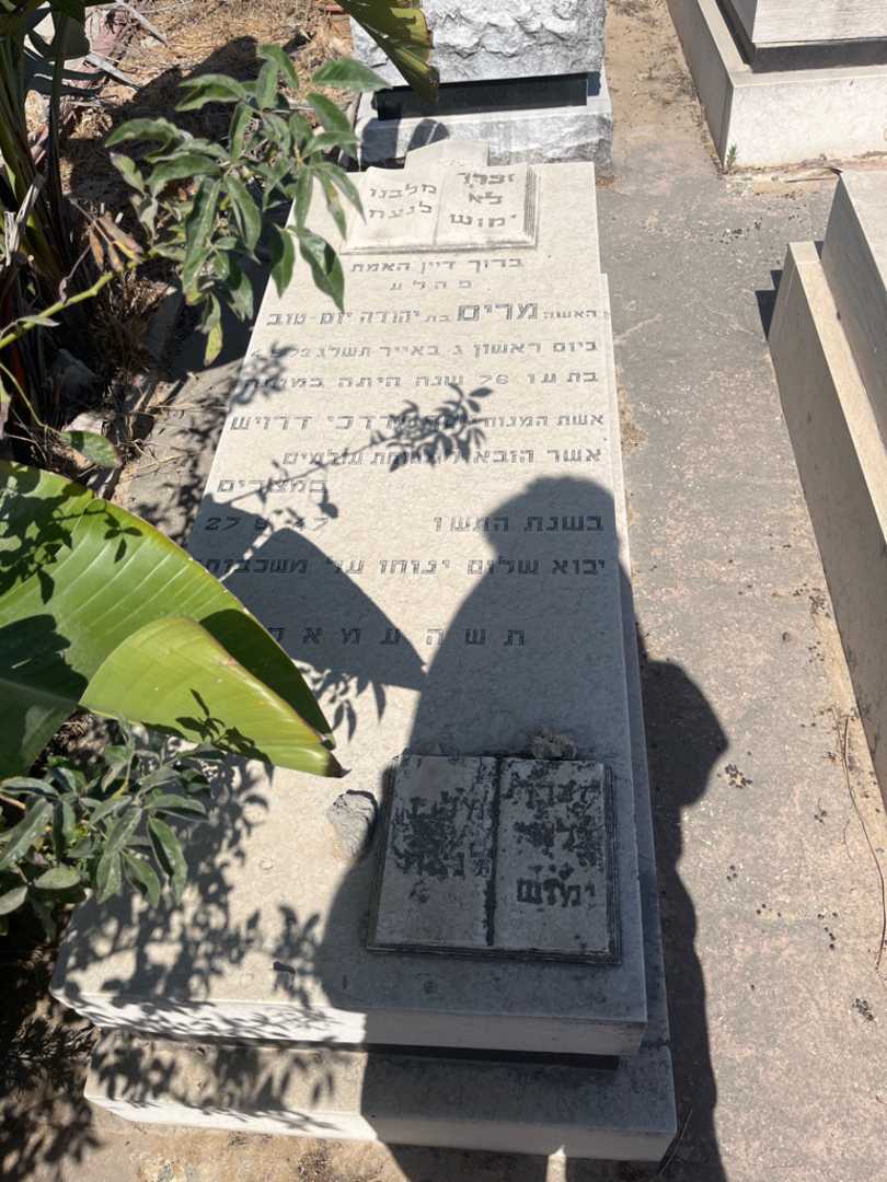 קברו של מרים "דרויש" יום טוב. תמונה 1