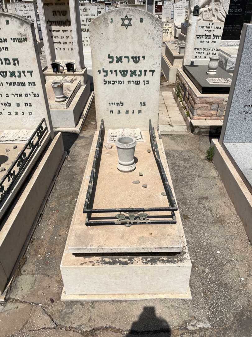 קברו של ישראל דזנאשולי. תמונה 1
