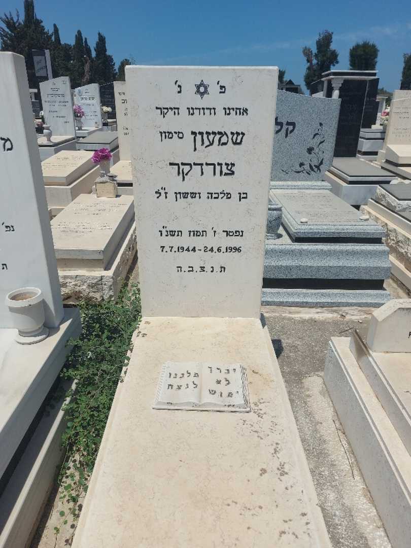 קברו של סימון "סימון" שורדקר. תמונה 1