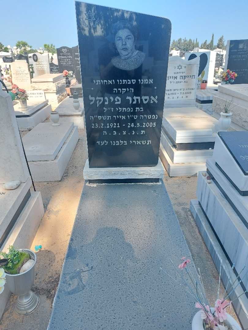 קברו של אסתר פינקל. תמונה 1