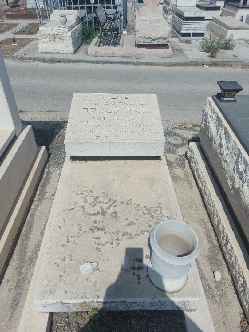 קברו של משה קנאוקר. תמונה 1