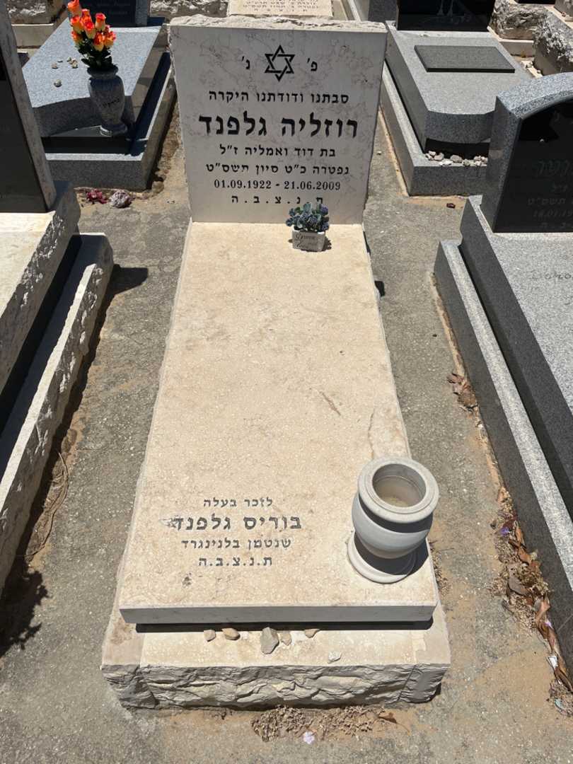 קברו של רוזליה גלפנד. תמונה 1