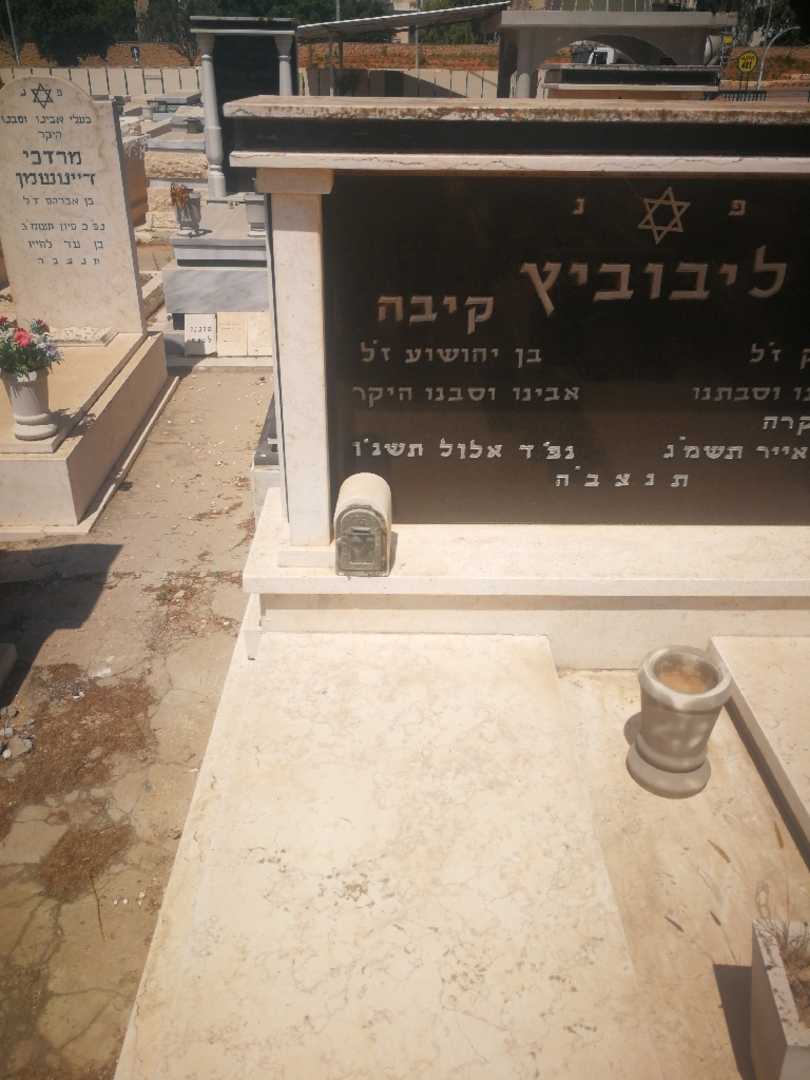 קברו של קיבה ליבוביץ. תמונה 2