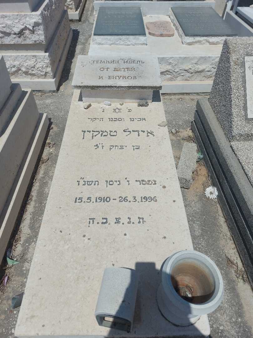 קברו של אידל טמקין. תמונה 1