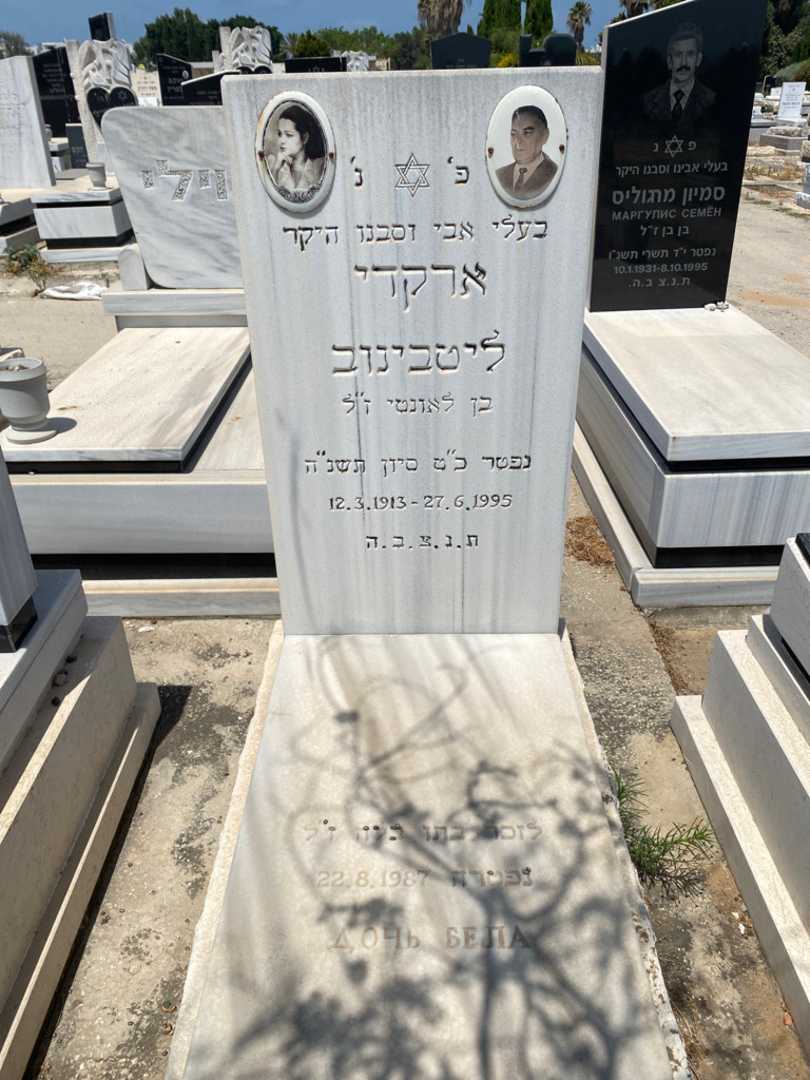 קברו של ארקדי ליטבינוב. תמונה 1