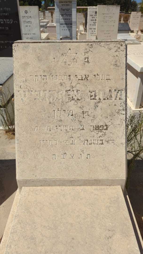 קברו של מנחם איסקוביץ. תמונה 2