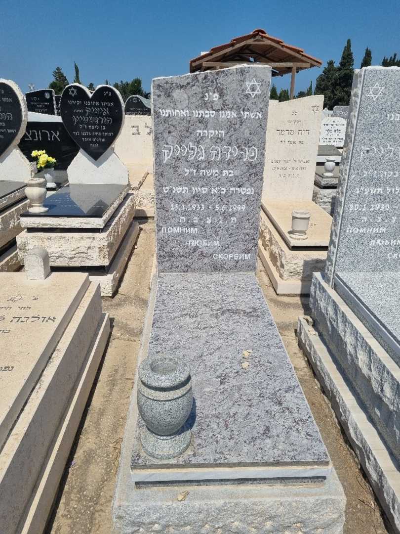 קברו של פרידה גליק. תמונה 1