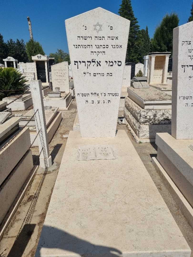 קברו של סימי אלקריף. תמונה 1