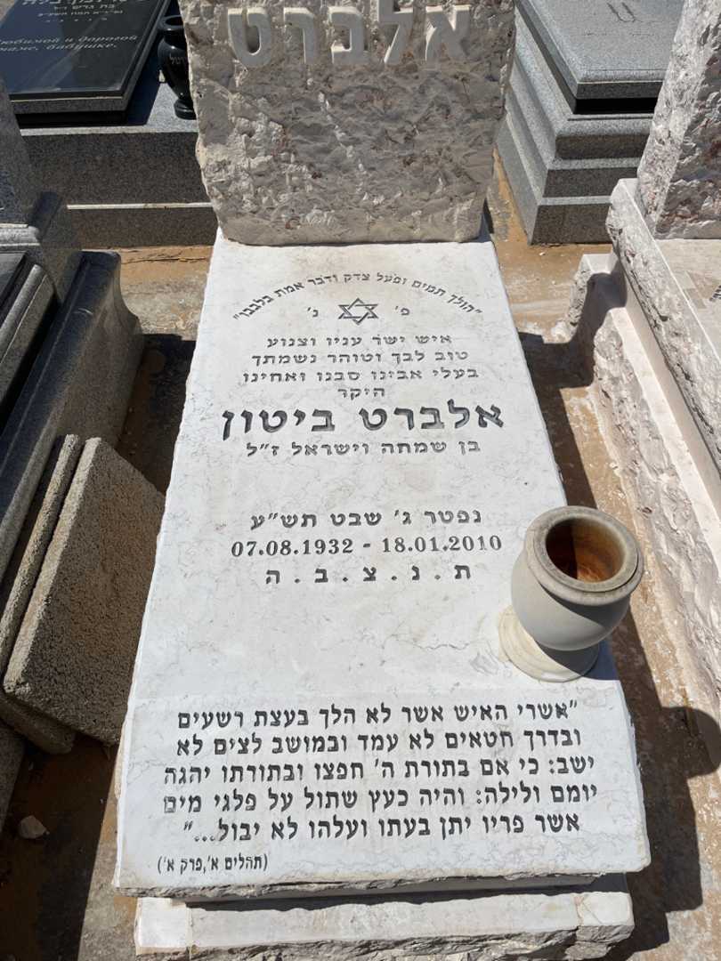 קברו של אלברט ביטון. תמונה 5